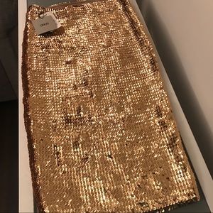 ASOS Gold sequins skirt - great for the holidays